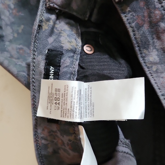 Lucky Brand Jeans Womens Size 0 Floral Lolita Skinny Ankle - Picture 12 of 15